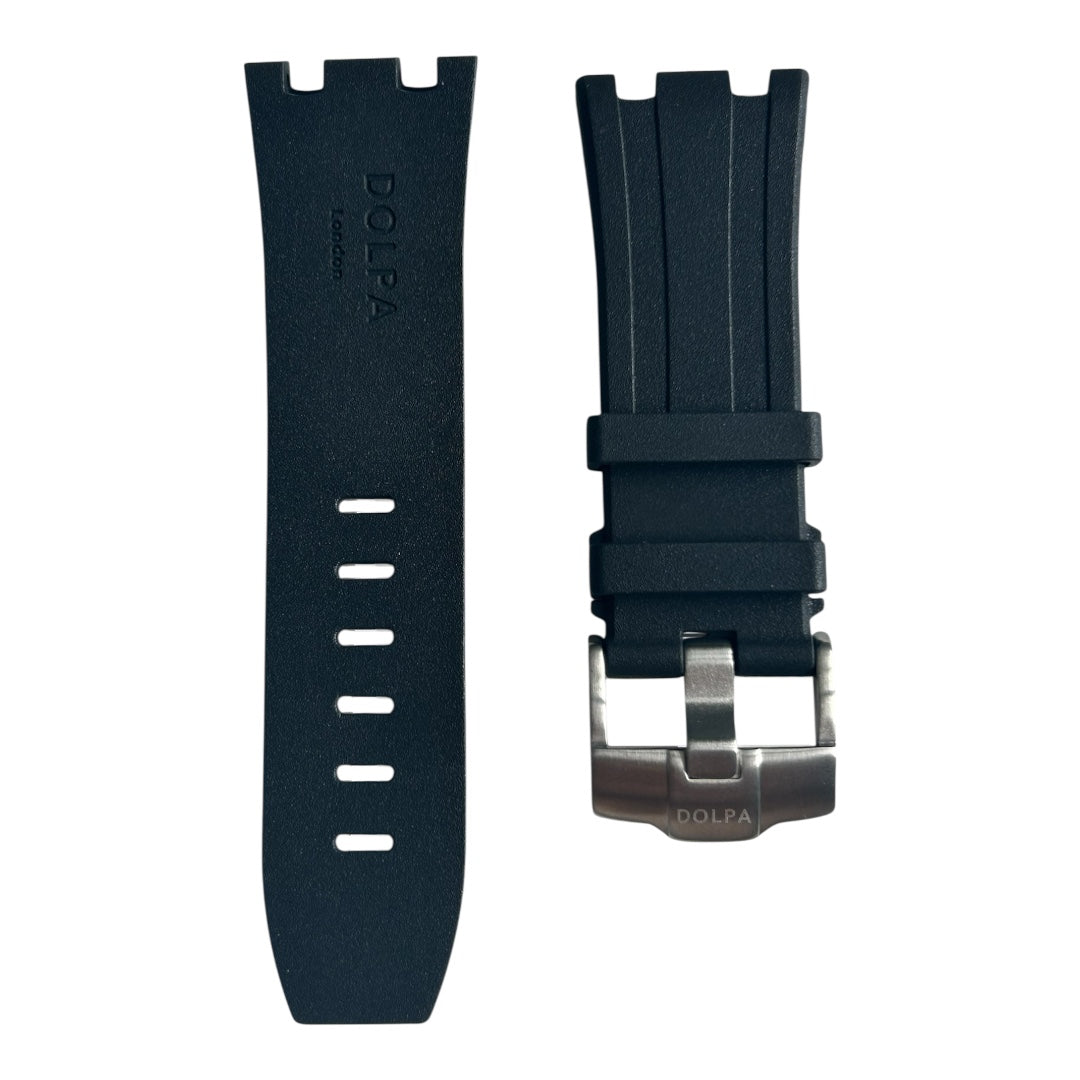Dolpa Black Audemars Piguet AP 28mm Royal Oak Rubber Watch Strap 15710 15703