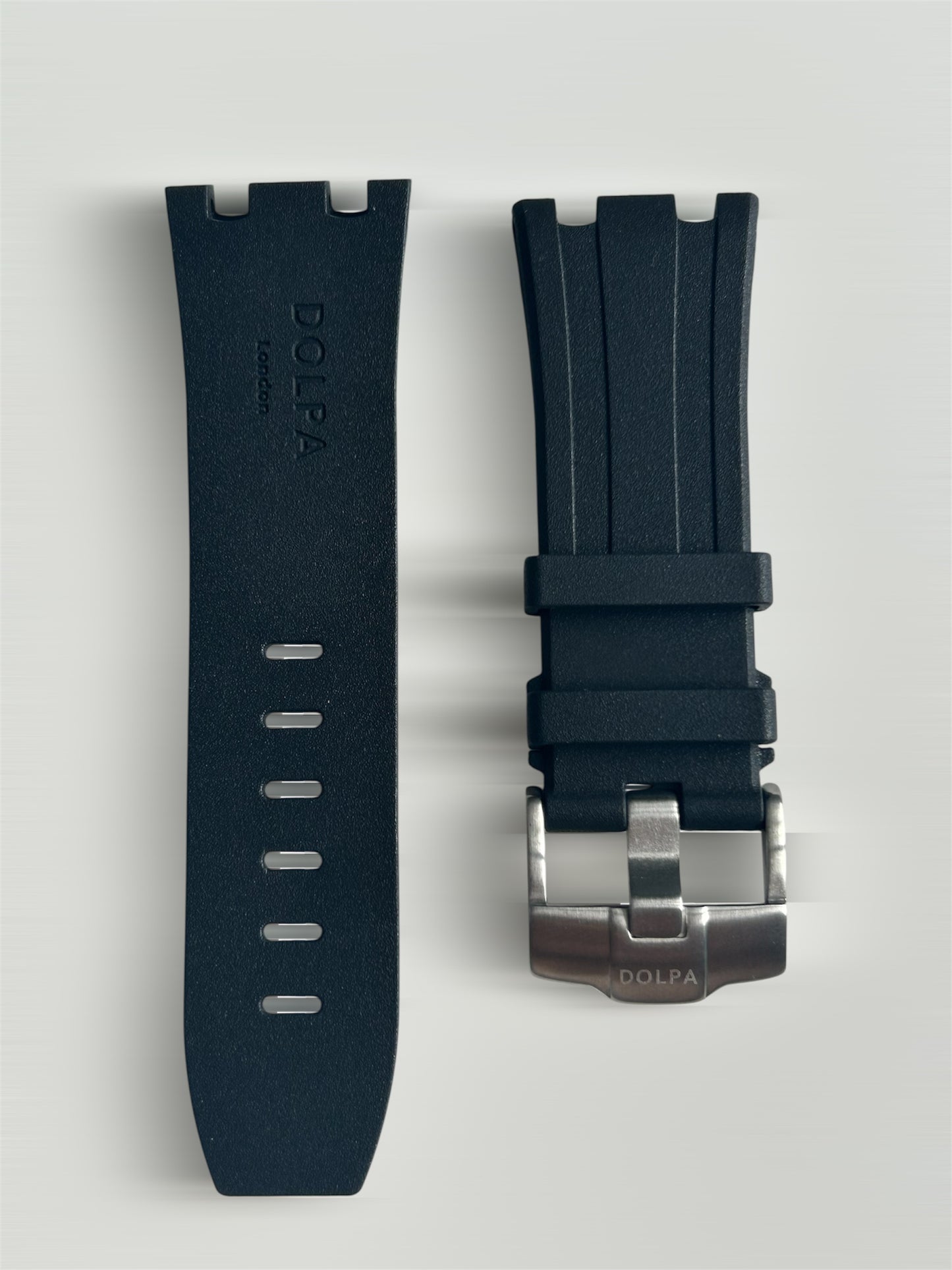 Dolpa Black Audemars Piguet AP 28mm Royal Oak Rubber Watch Strap 15710 15703