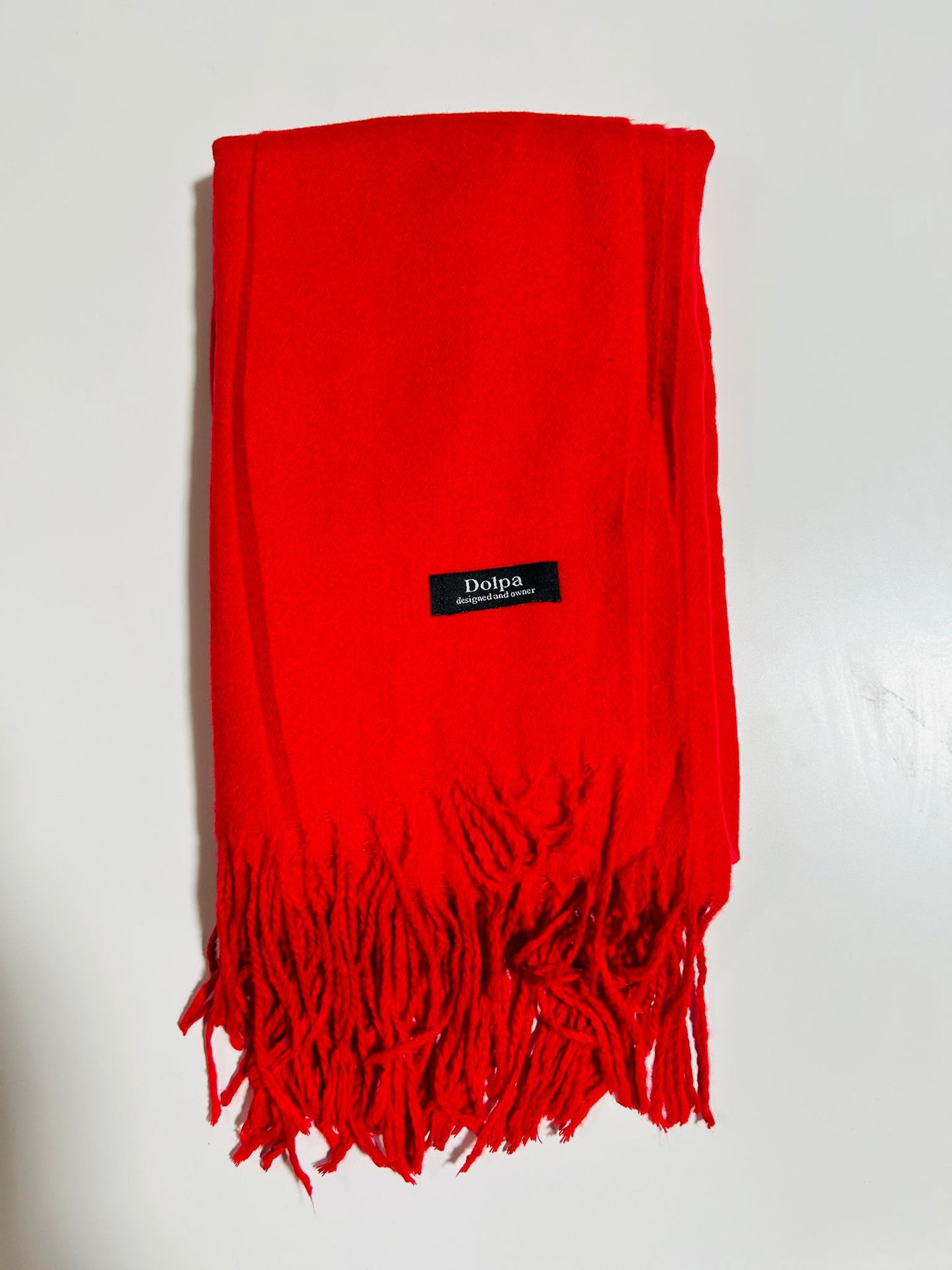Luxury Cashmere Pashmina Orange Scarf
