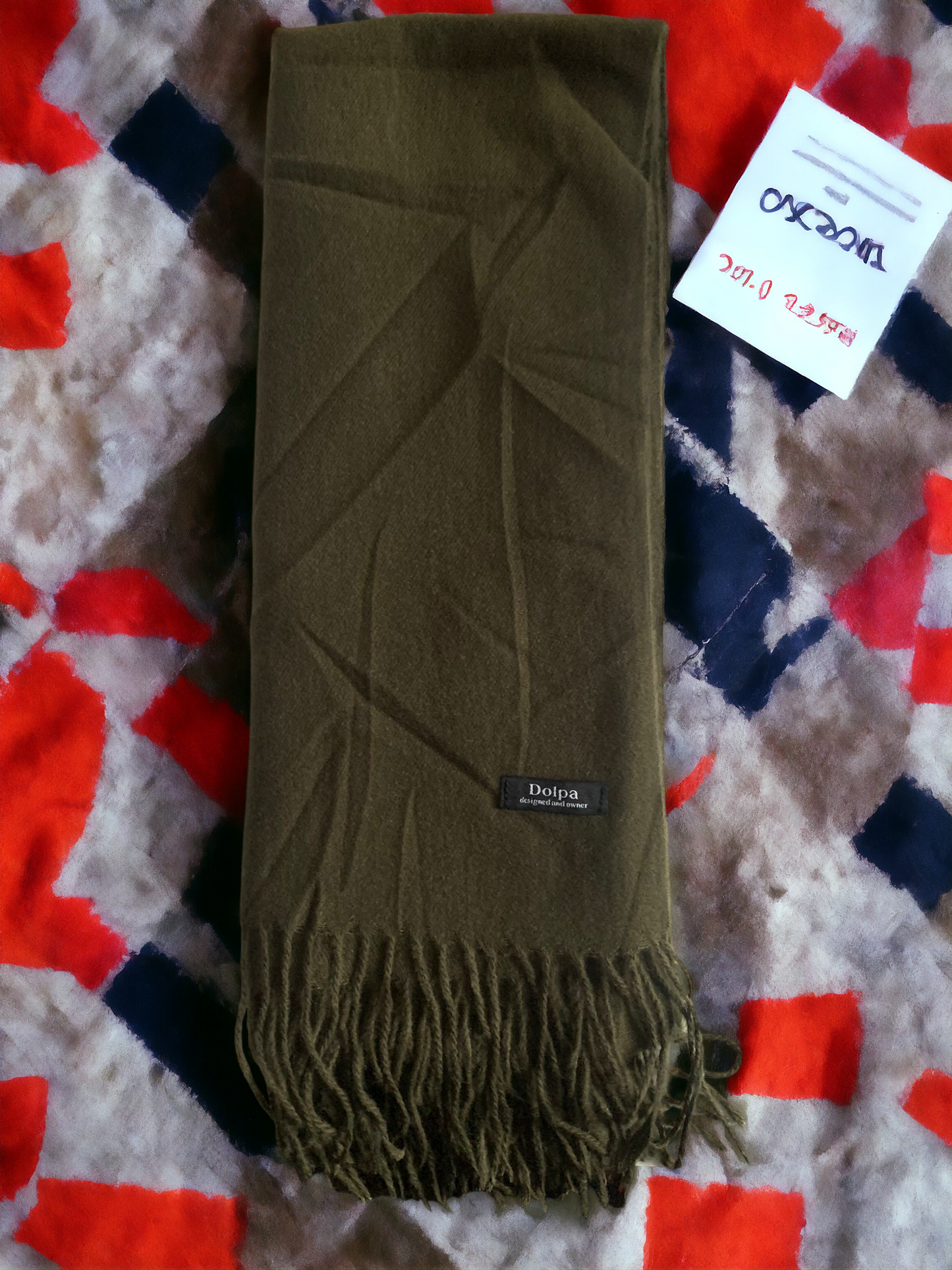 Luxury Cashmere Pashmina Dark Grey Scarf