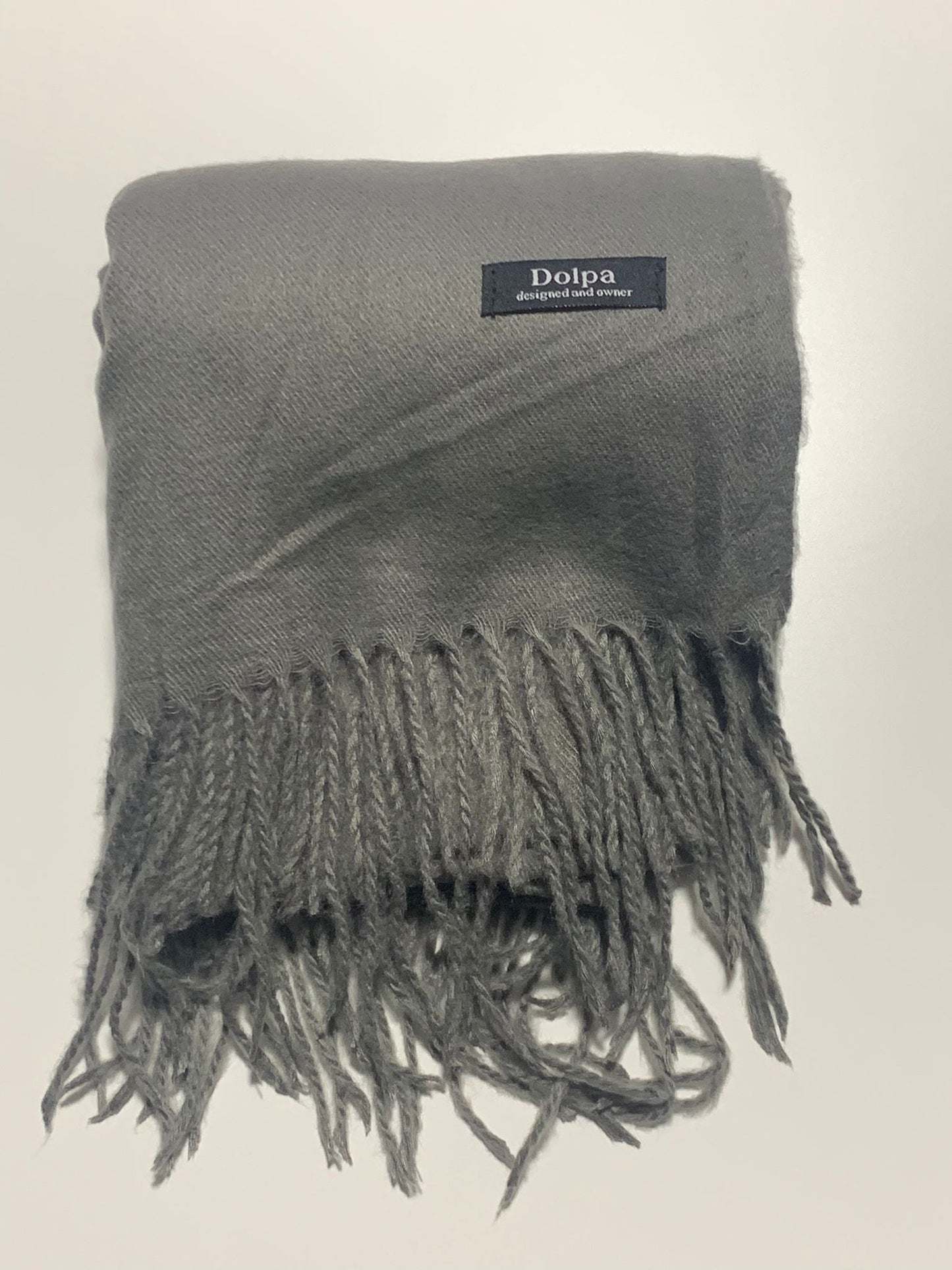Luxury Cashmere Pashmina Grey Scarf