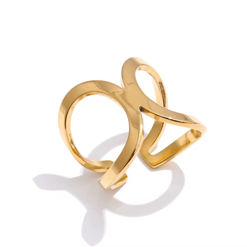 Geometric Ring / 18K Gold Plated