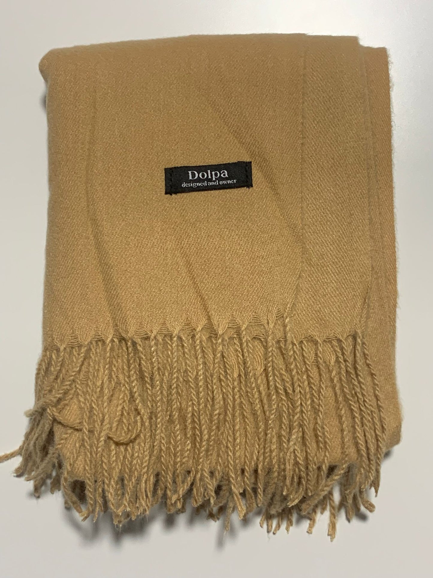 Luxury Cashmere Pashmina Camel Scarf