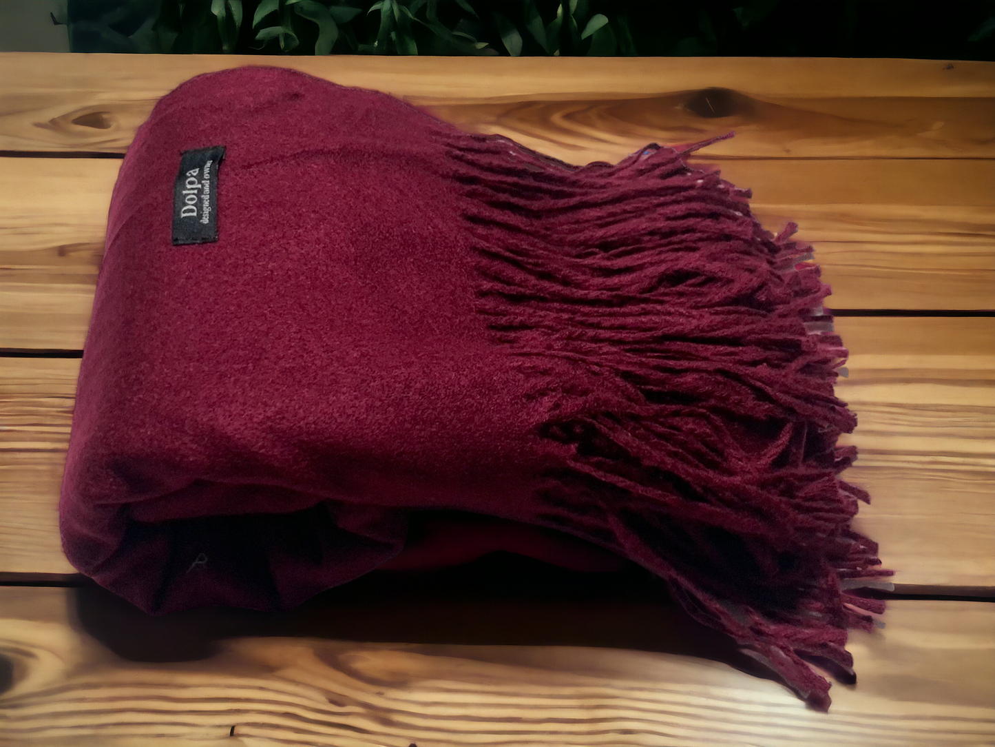 Luxury Cashmere Pashmina Red Wine Scarf