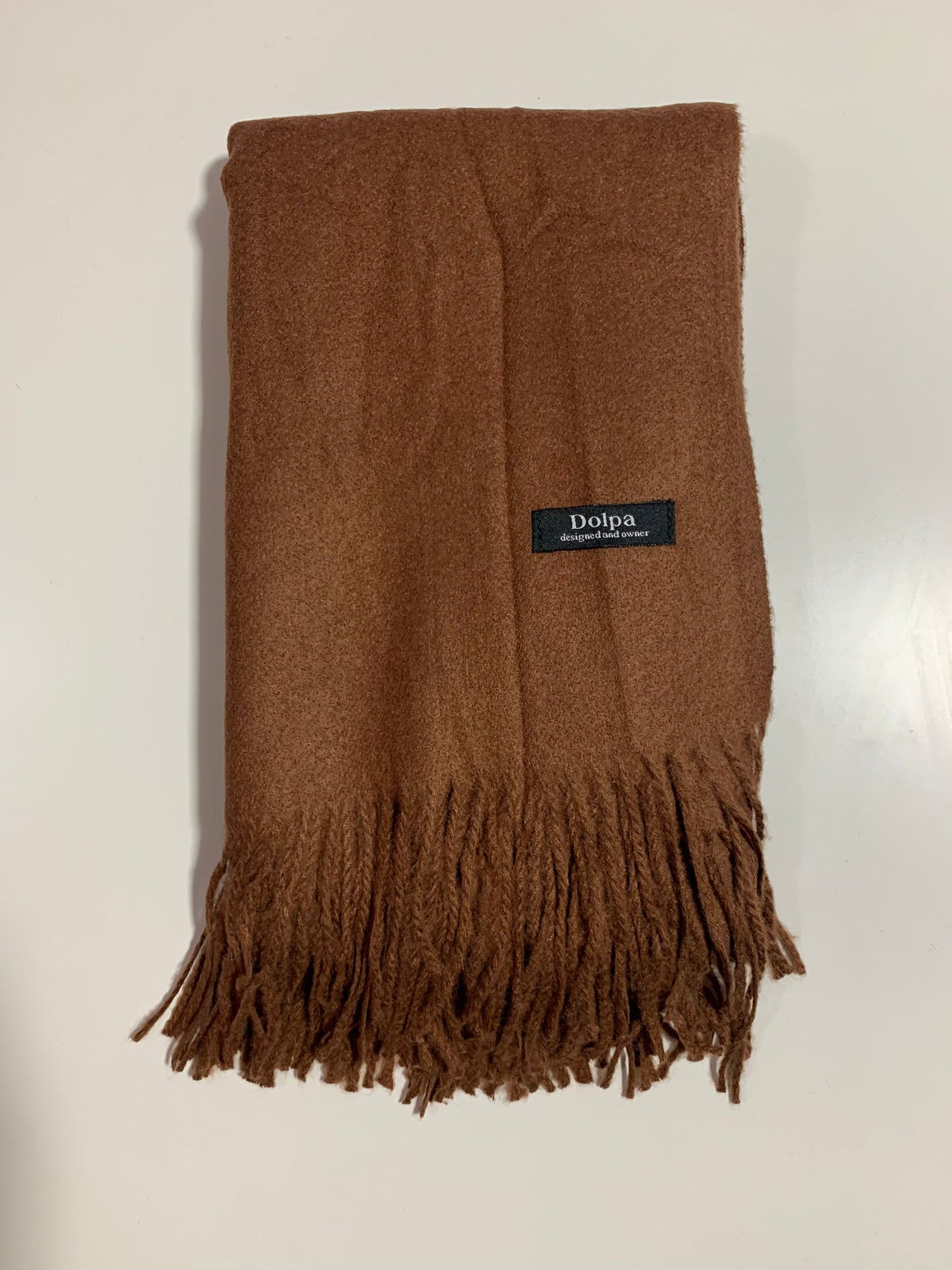Luxury Cashmere Pashmina Coffee Scarf