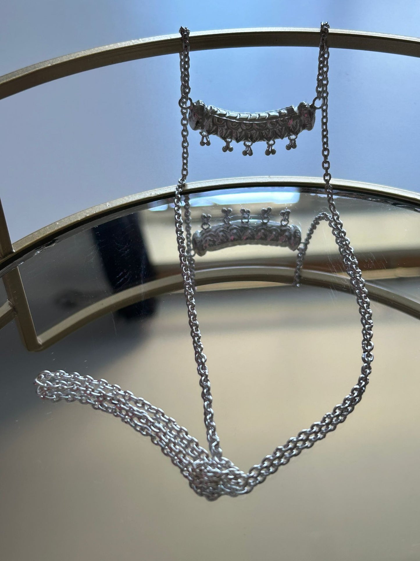 C-TILHARI Necklace | Traditional Nepali Silver Necklace | Handmade Silver Tilahari