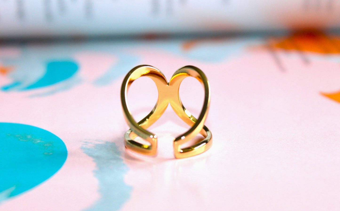 Geometric Ring / 18K Gold Plated