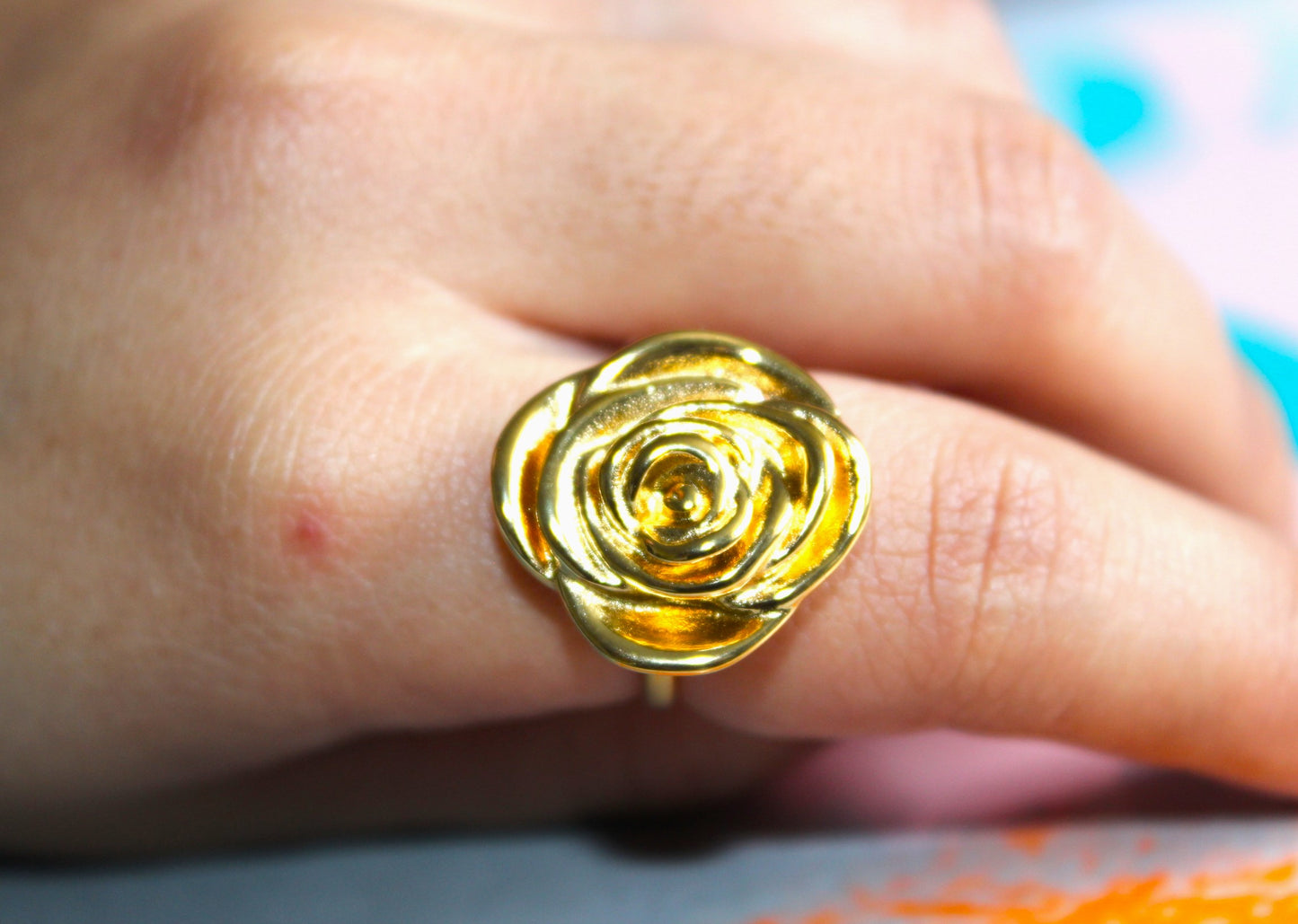 Gold Flower Ring