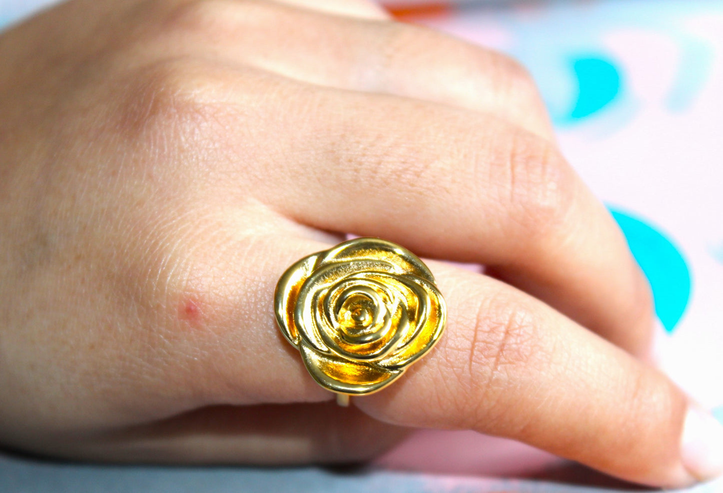 Gold Flower Ring