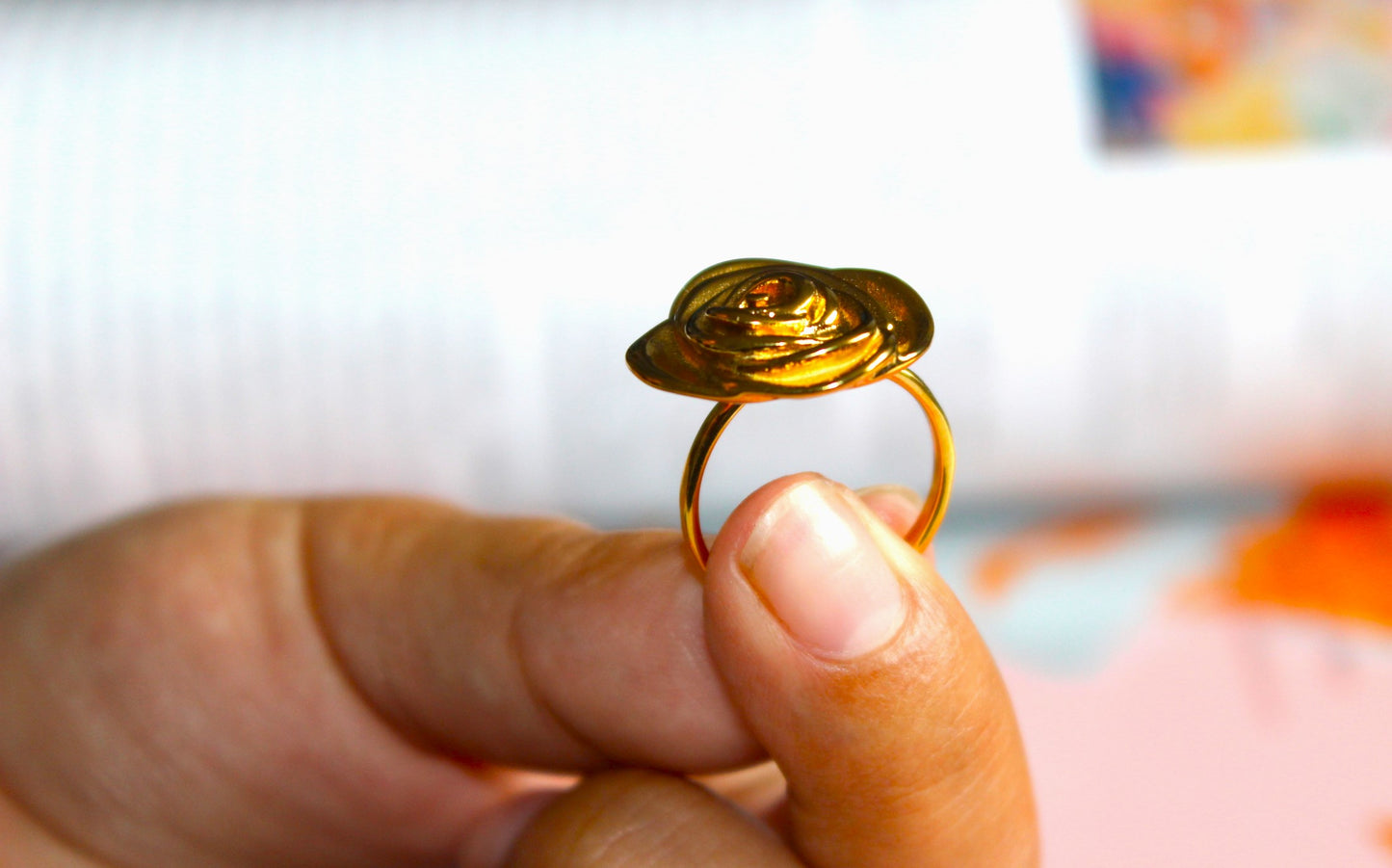 Gold Flower Ring