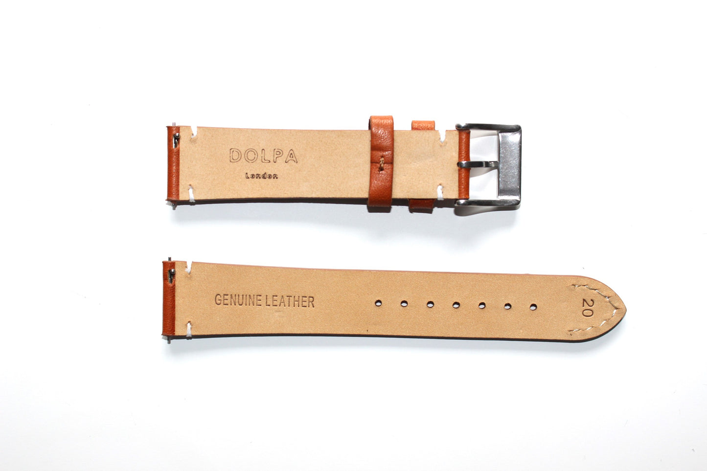 Dolpa Brown Handmade Luxury Watch Strap 20mm