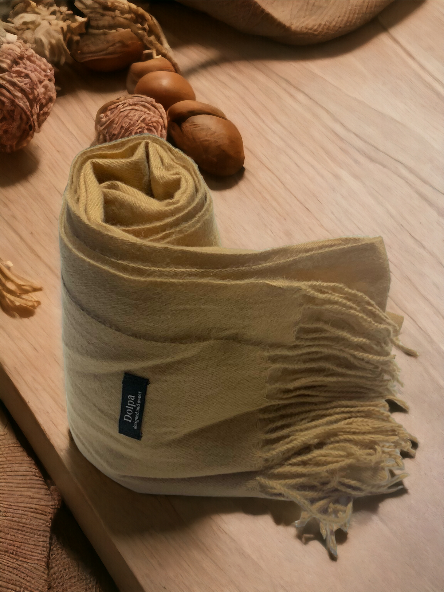 Luxury Cashmere Pashmina Camel Scarf