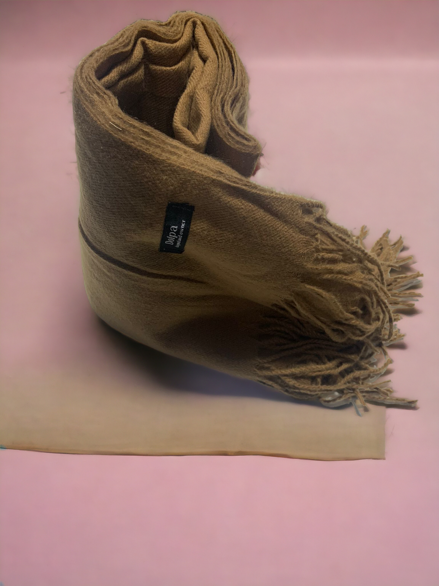 Luxury Cashmere Pashmina Caramel Scarf