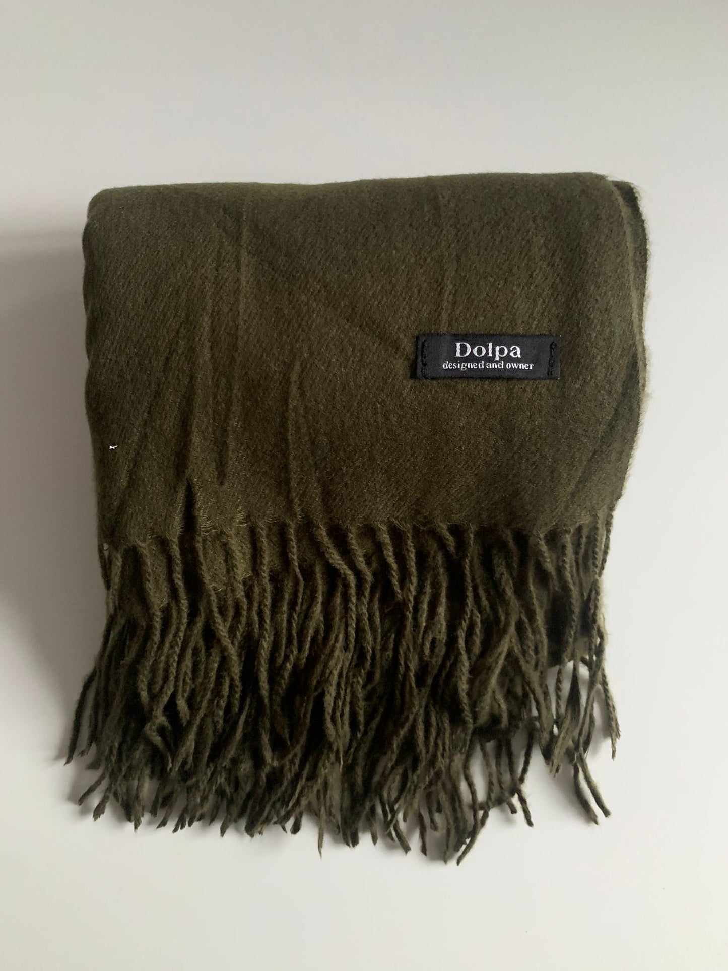 Luxury Cashmere Pashmina Khaki Scarf