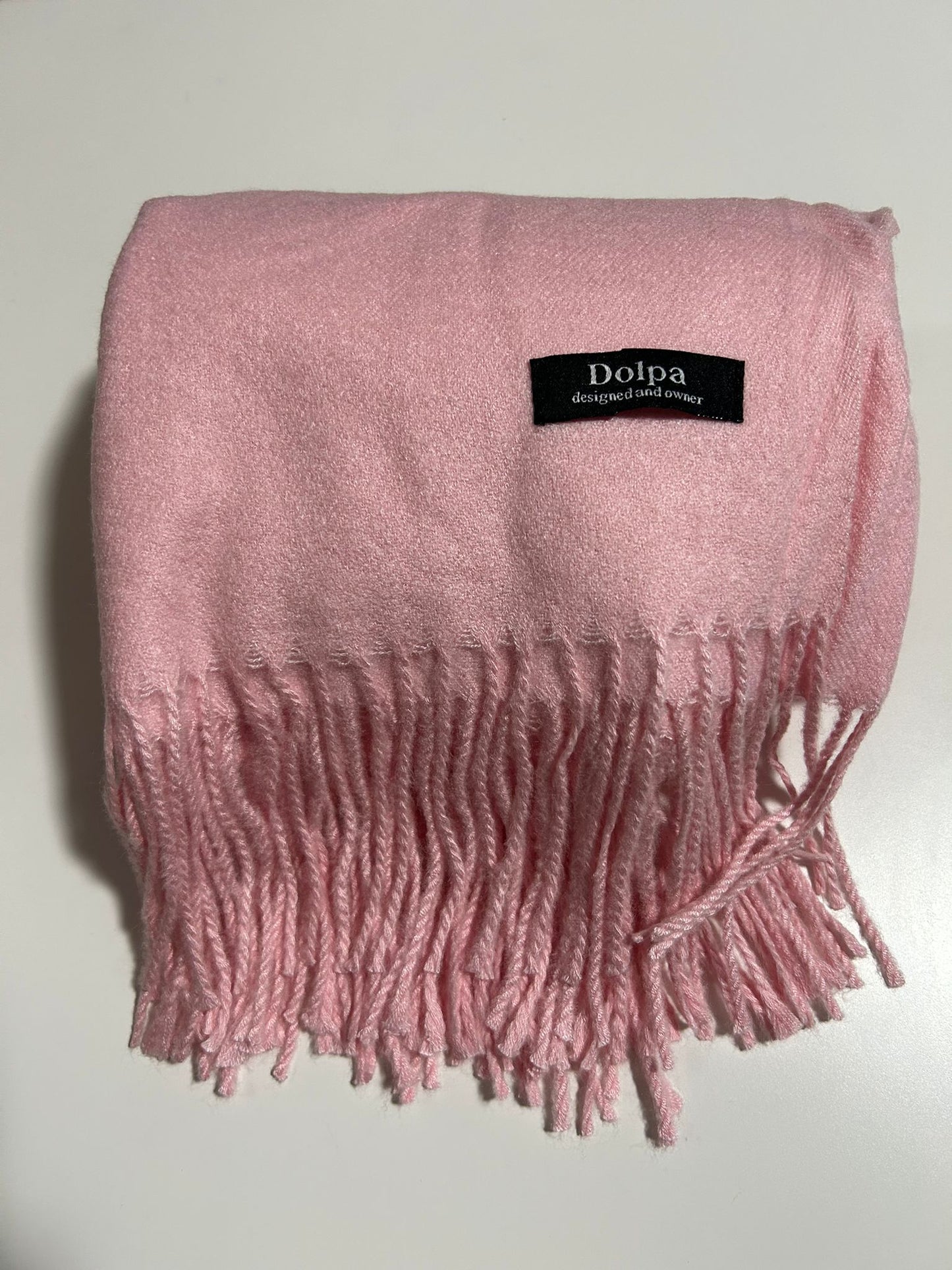 Luxury Cashmere Pashmina Baby Pink Scarf