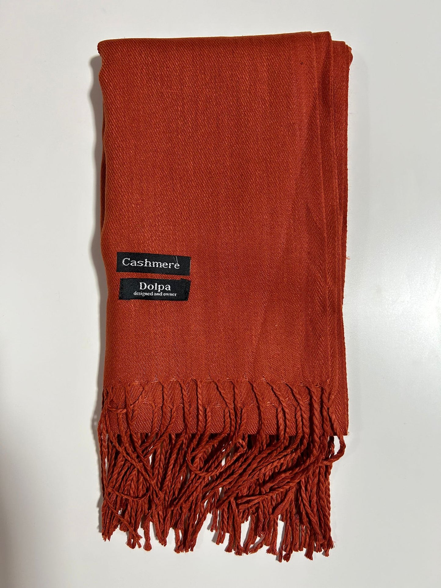 Luxury Cashmere Light Maroon Scarf 230 Grams