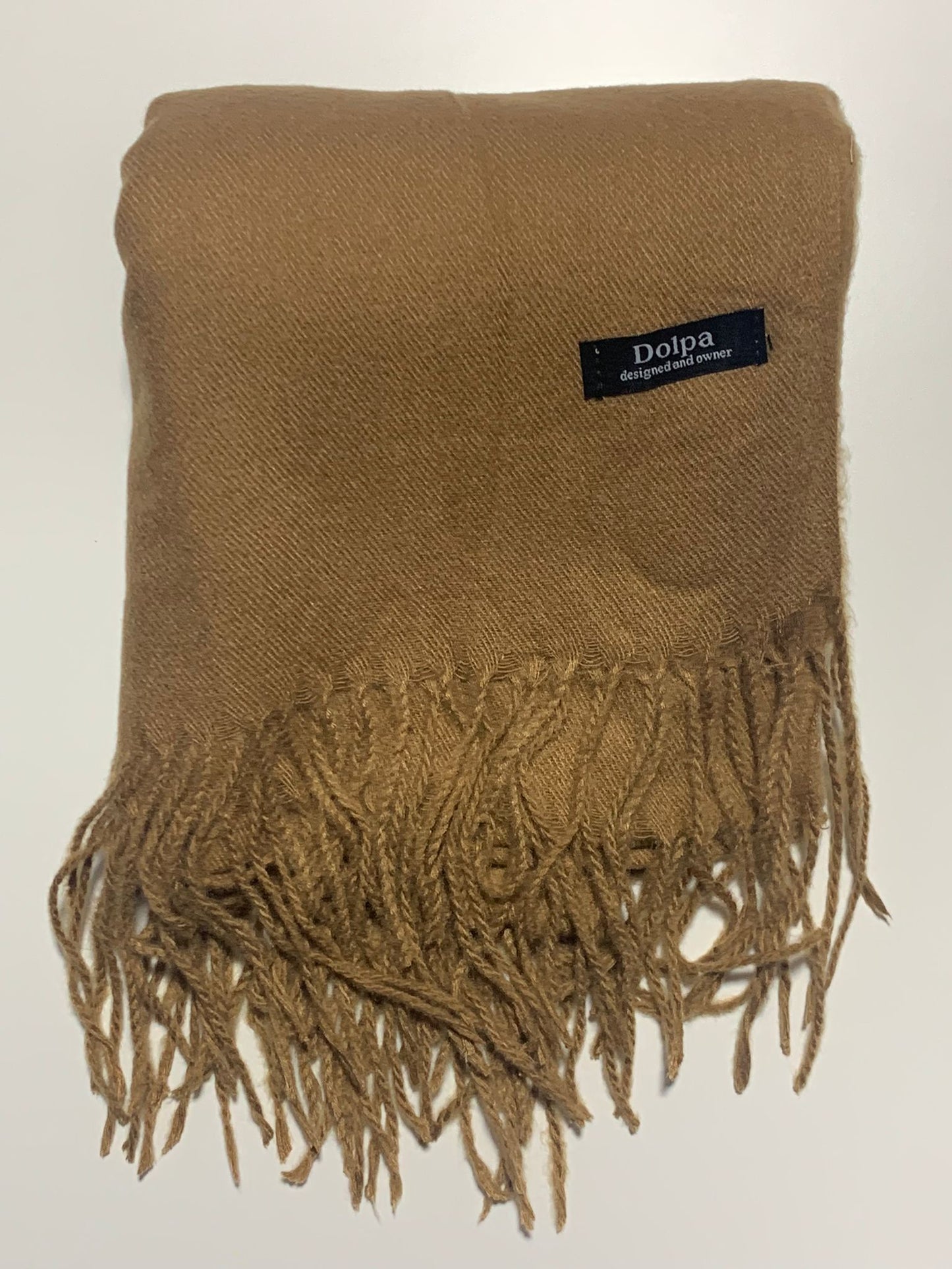 Luxury Cashmere Pashmina Caramel Scarf