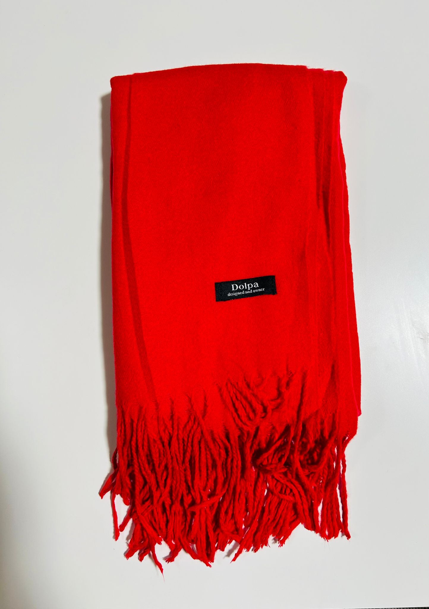 Luxury Cashmere Pashmina Orange Scarf