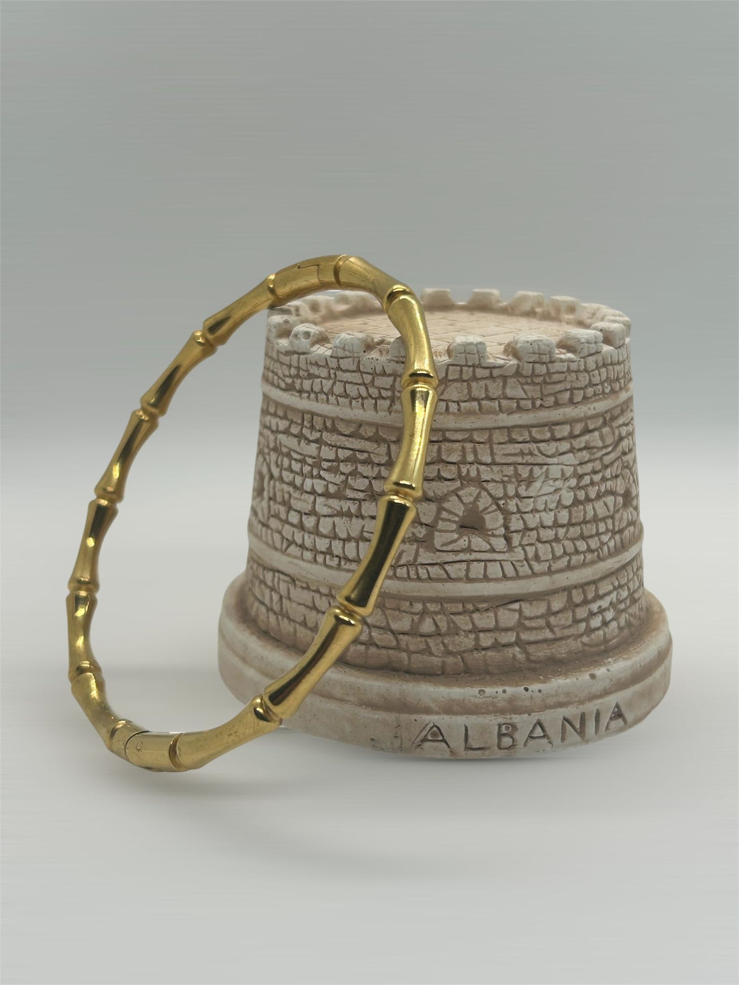 Bamboo Bracelet/ 18K Gold Plated