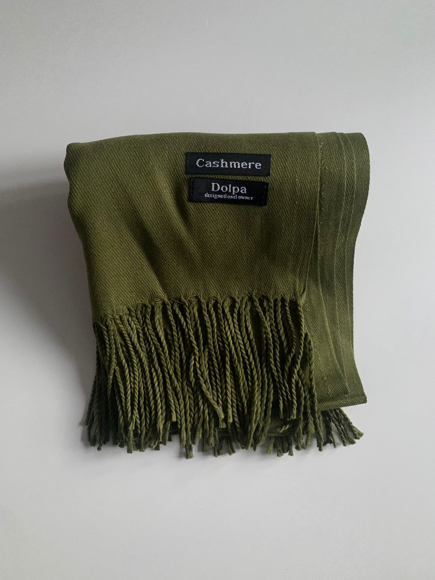 Luxury Cashmere Dark Brown Scarf 230 Grams