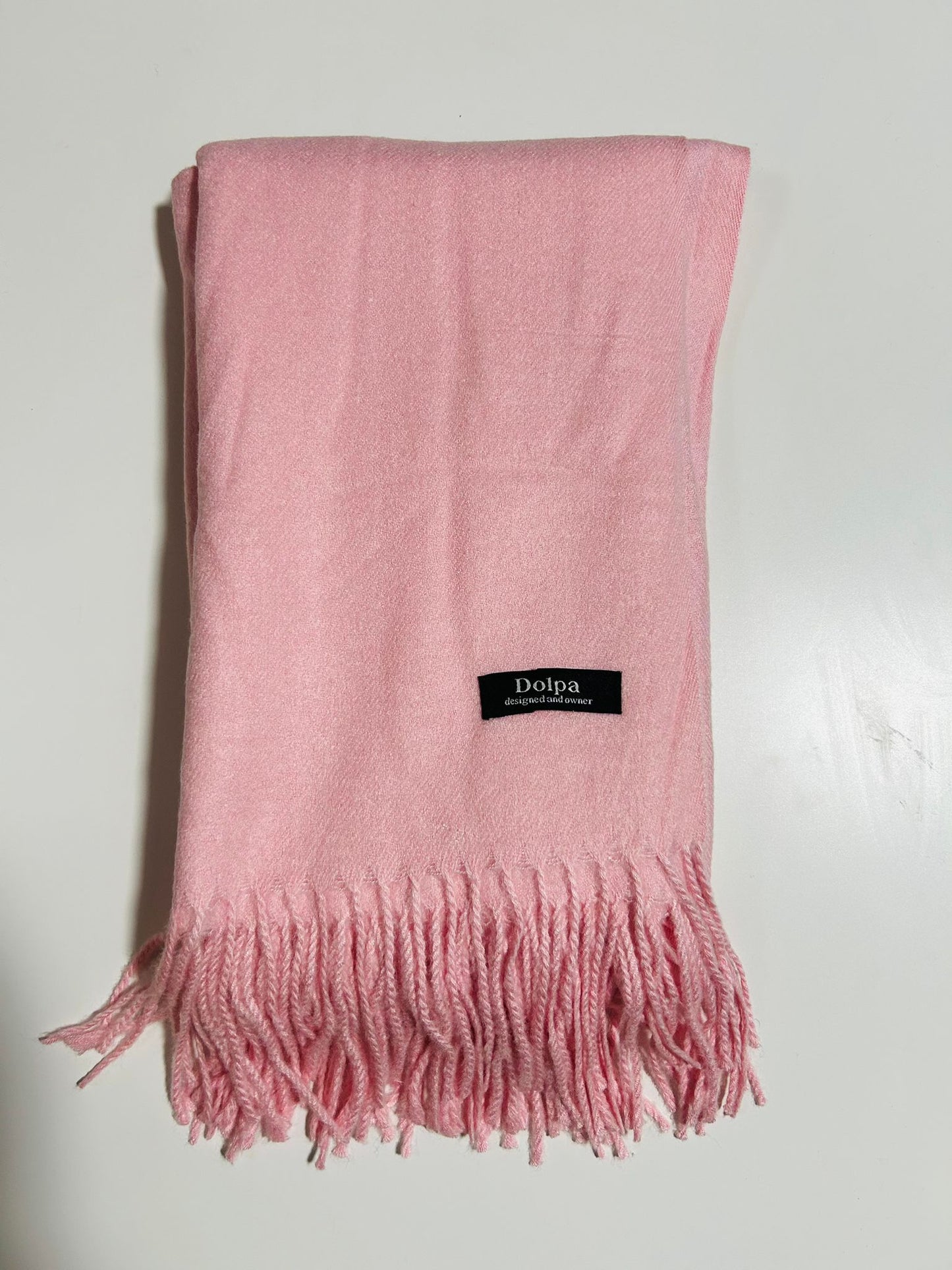 Luxury Cashmere Pashmina Baby Pink Scarf