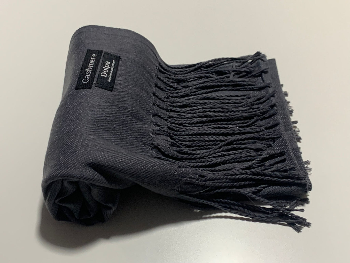 Luxury Cashmere Grey Scarf 230 Grams