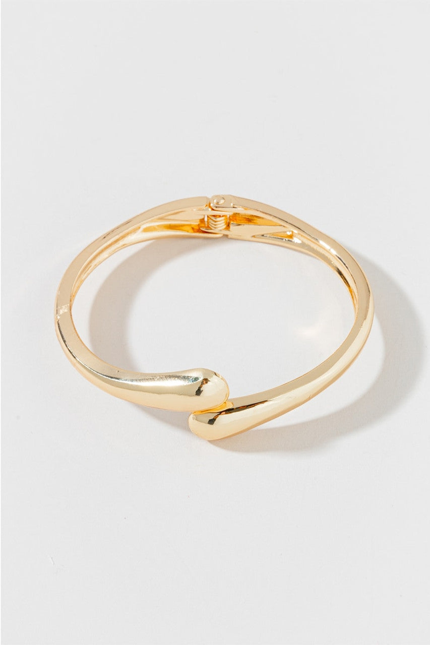 Tear Drop Bangle 18K Y/Gold Plated