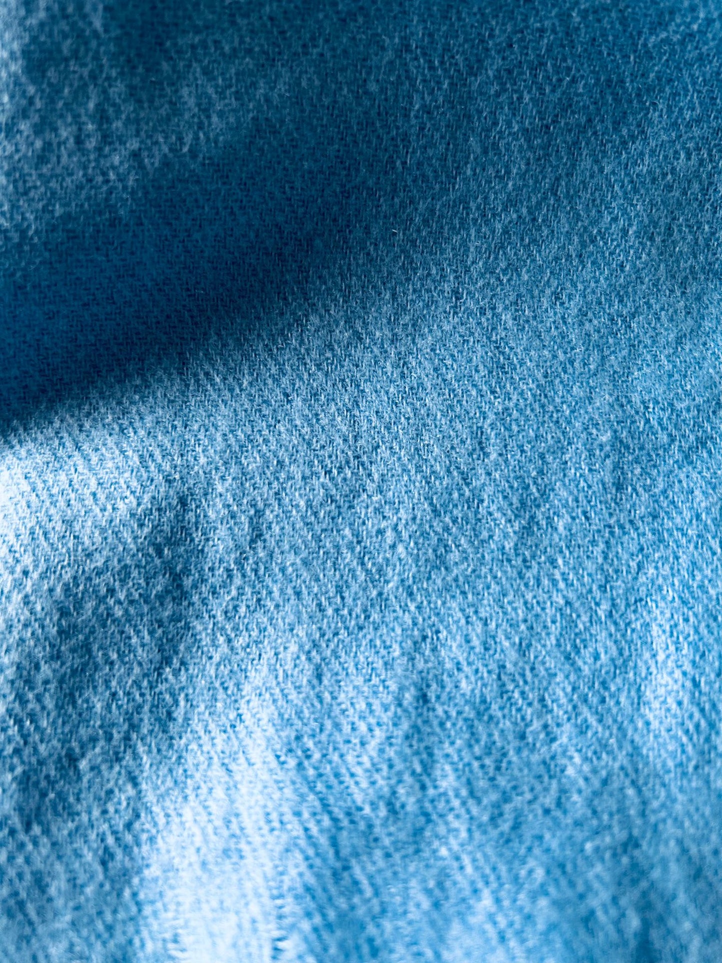 Luxury Cashmere Pashmina Sky Blue Scarf