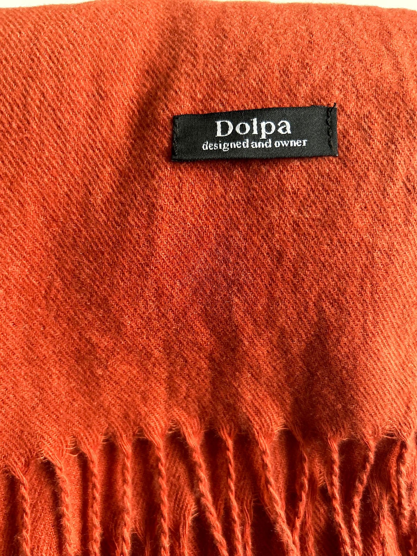 Luxury Cashmere Pashmina Red Scarf