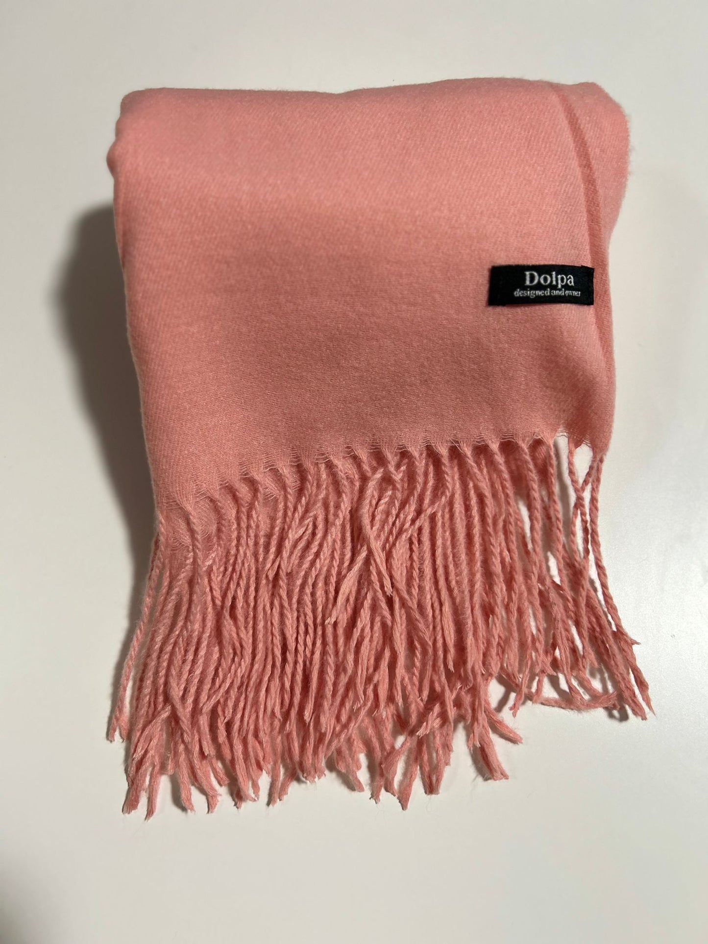 Luxury Cashmere Pashmina Pink Scarf