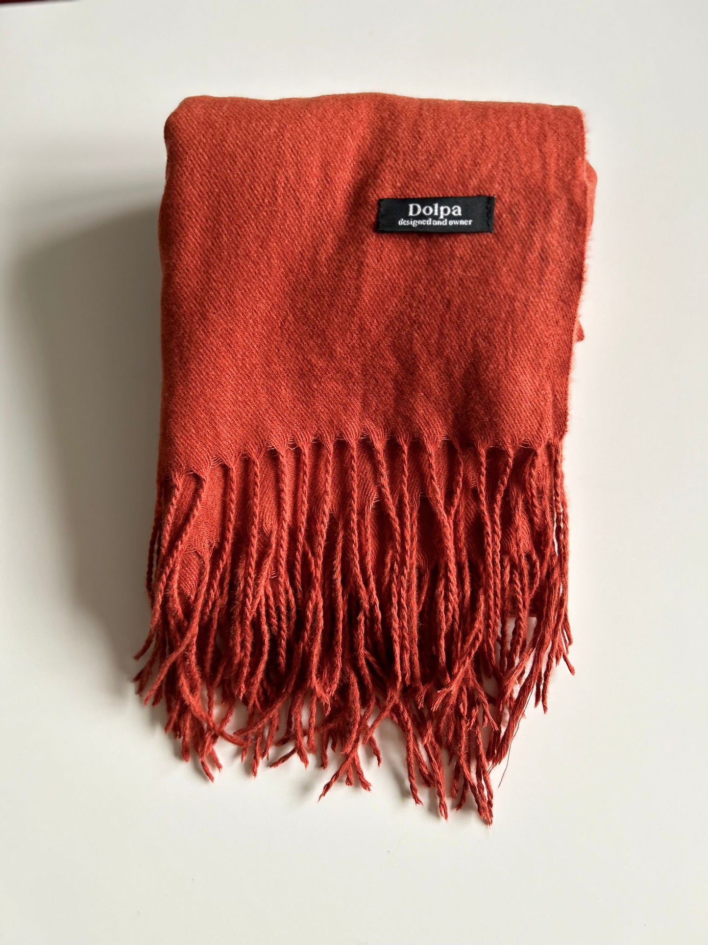 Luxury Cashmere Pashmina Red Scarf