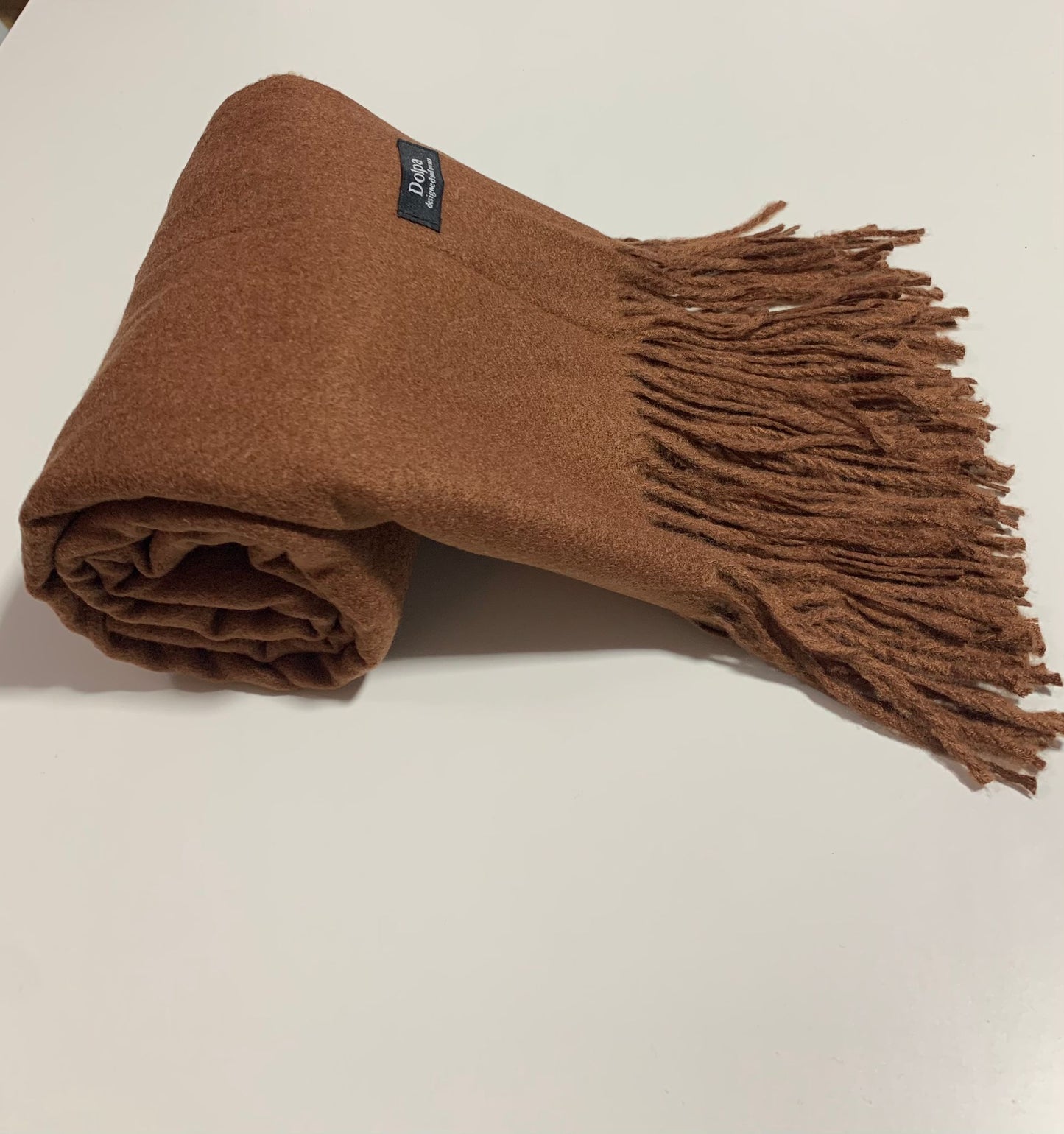 Luxury Cashmere Pashmina Coffee Scarf