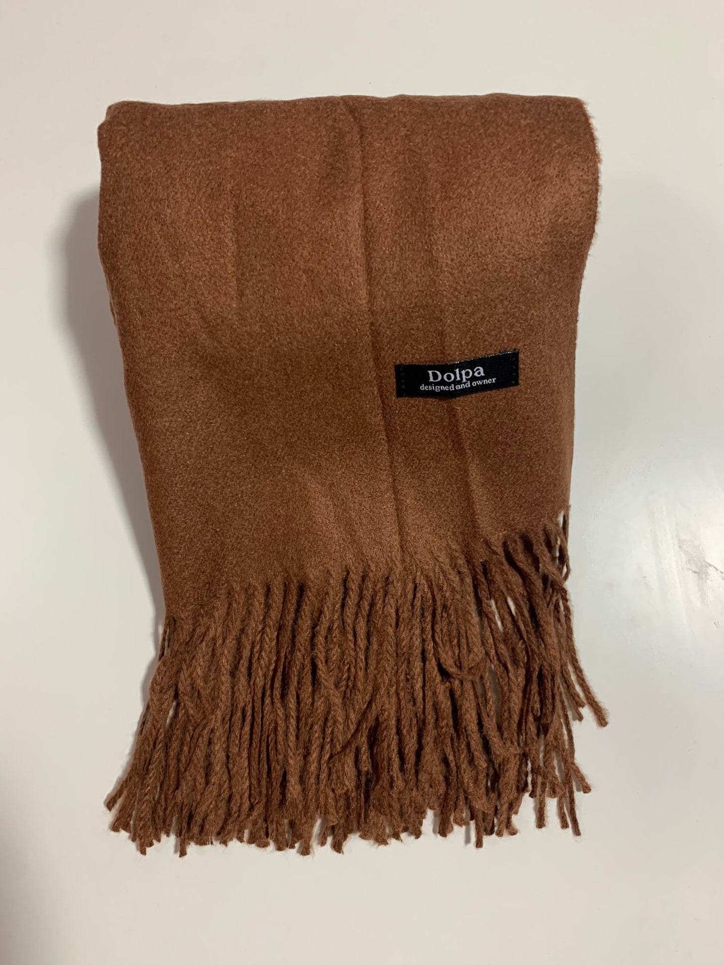 Luxury Cashmere Pashmina Coffee Scarf