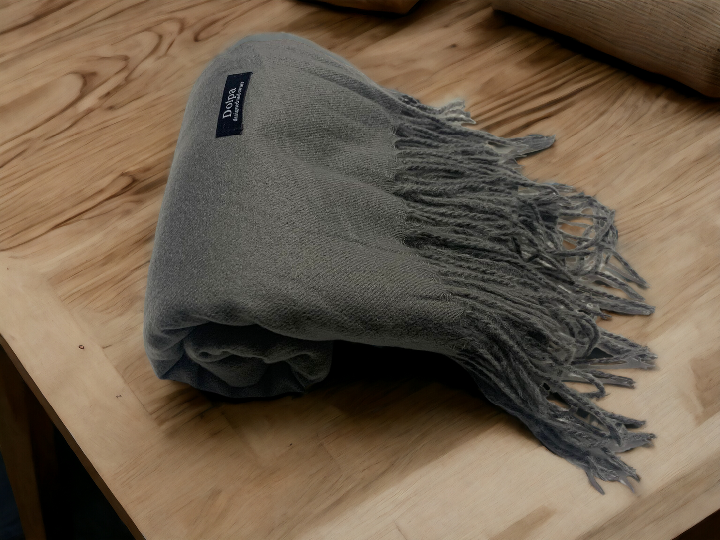 Luxury Cashmere Pashmina  Grey Scarf