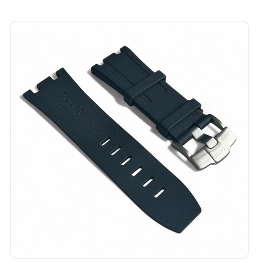 Dolpa Black Audemars Piguet AP 28mm Royal Oak Rubber Watch Strap 15710 15703