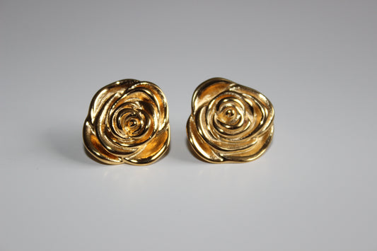 Flower Earring Gold Plated