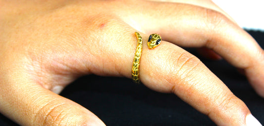 Serpent Ring / 18K Gold Plated