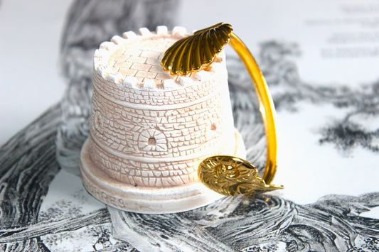 Shell Cuff Bracelet Gold Plated