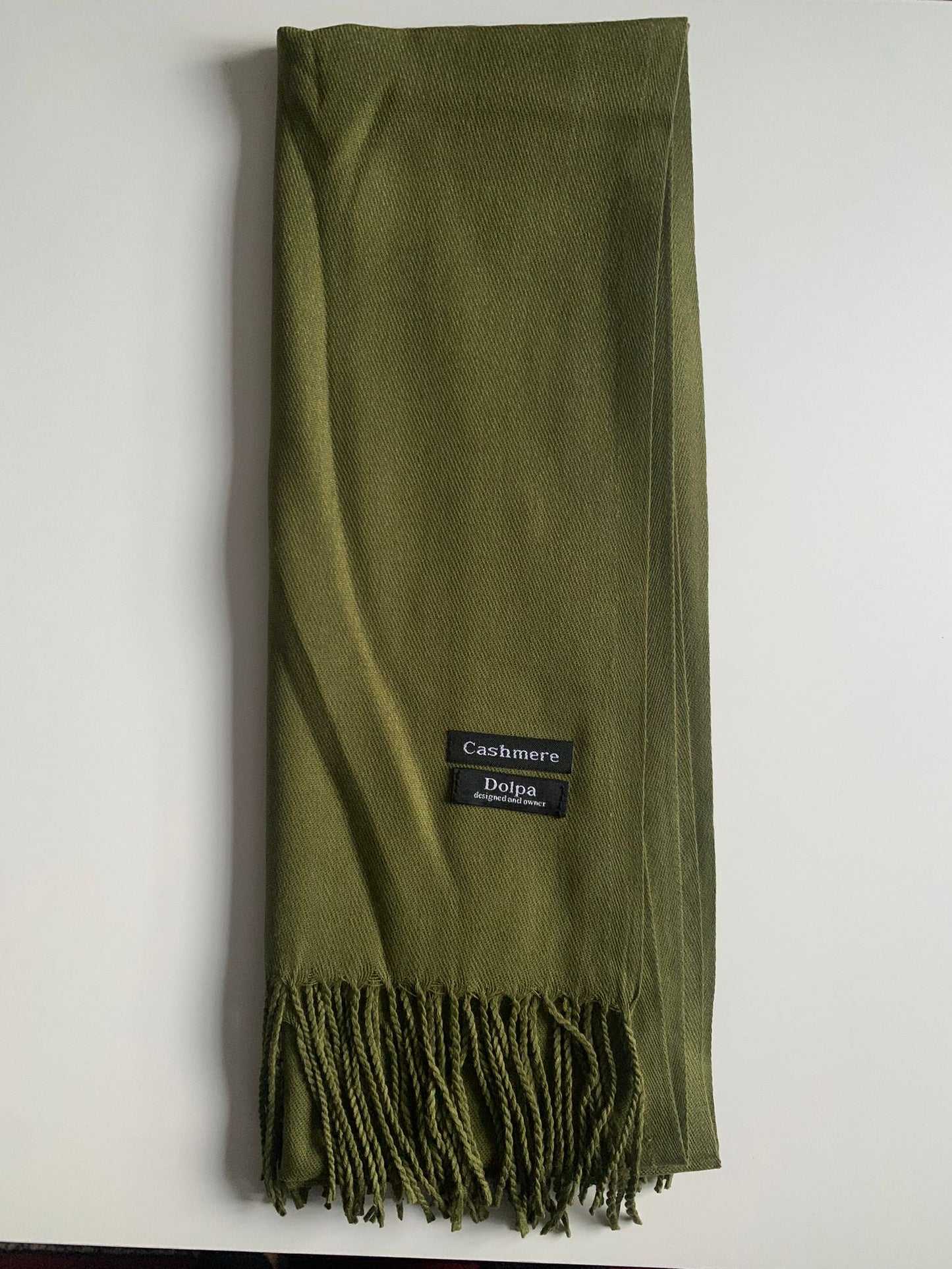 Luxury Cashmere Dark Brown Scarf 230 Grams