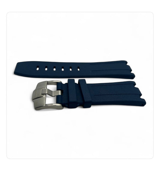 Dolpa Navy Blue Audemars Piguet AP 28mm Royal Oak Rubber Watch Strap 15710 15703