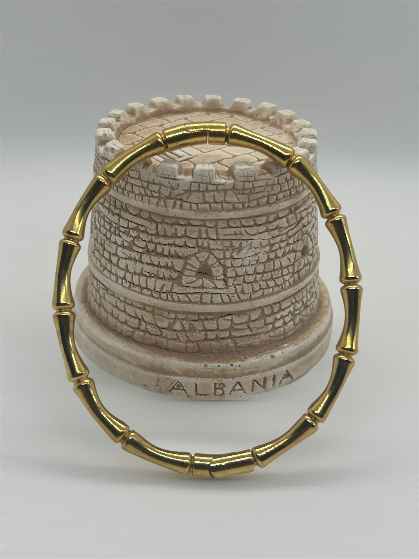 Bamboo Bracelet/ 18K Gold Plated