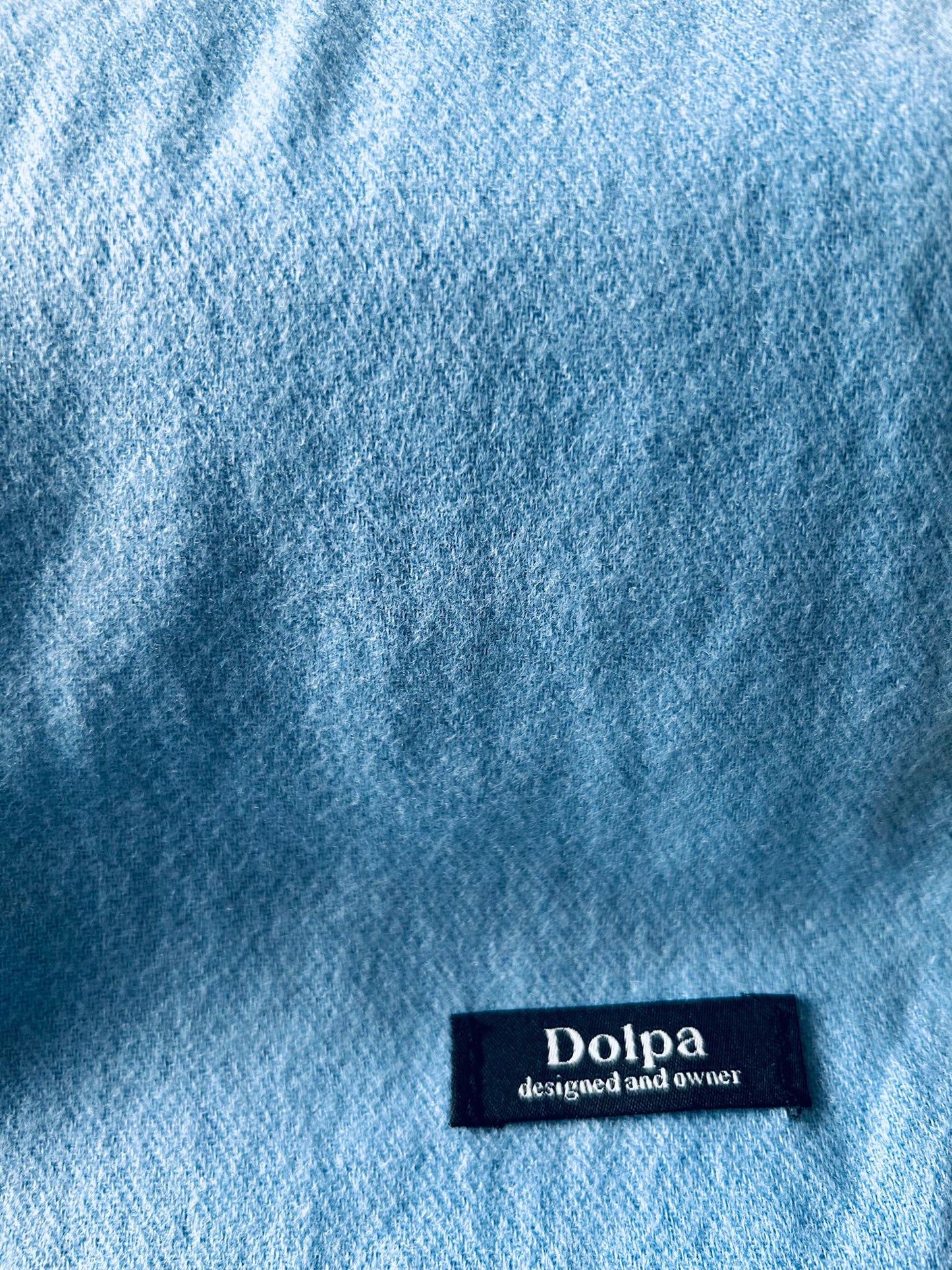 Luxury Cashmere Pashmina Sky Blue Scarf